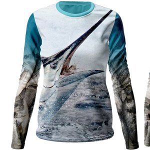 Long Sleeve Active Ware Vintage Marlin